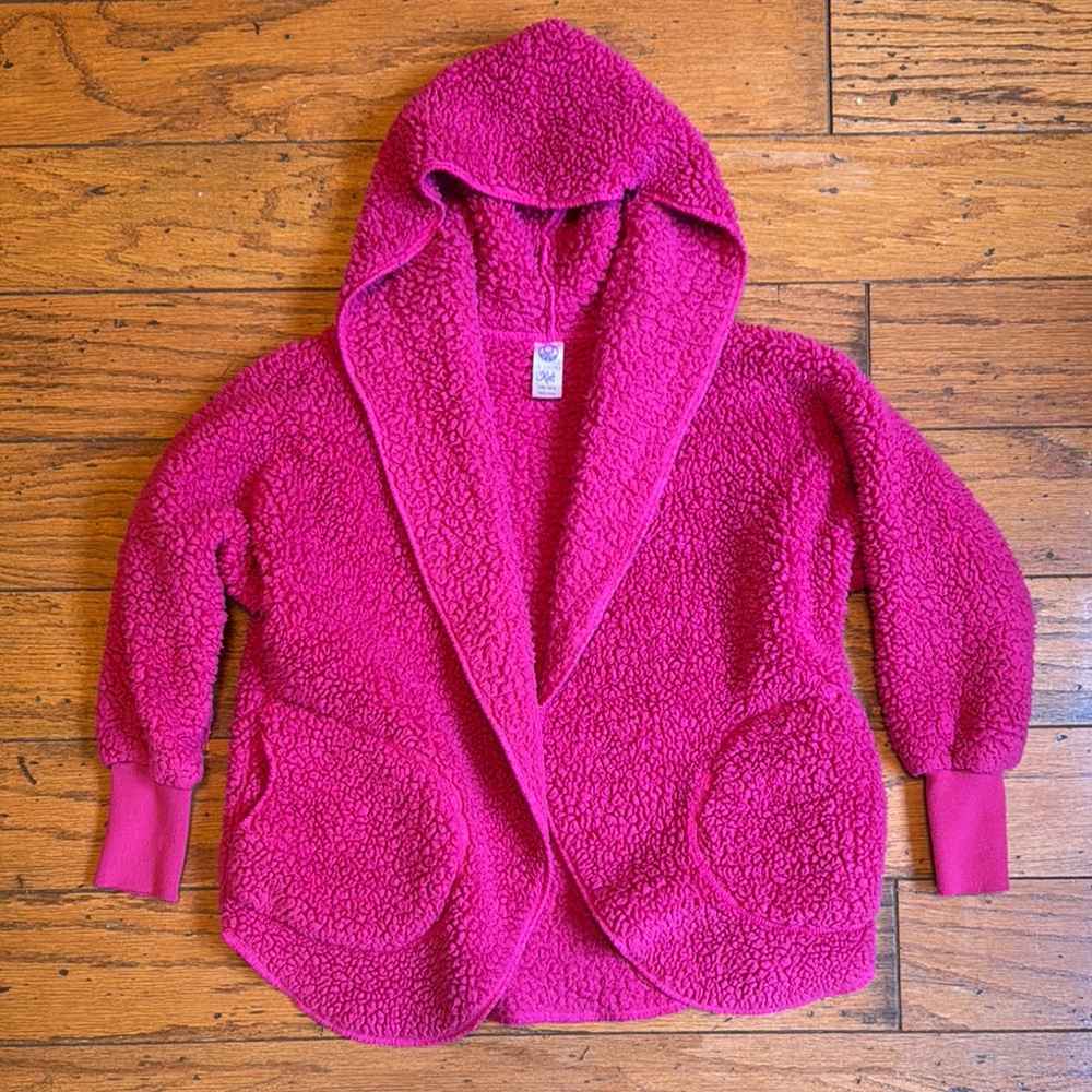 Te Verde Pink Fleece Kids Jacket